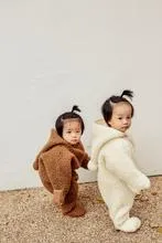 Merino romper snugglesuit - Milk - BINIBAMBA – Image 2