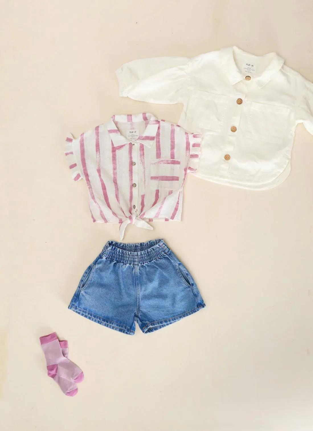 Short en jean - Denim bleu moyen - Play Up – Image 2