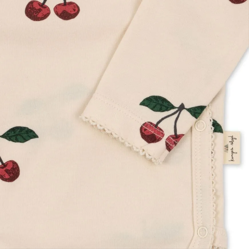 Body nouveau-né manches longues - Ma grande cerise - Konges Slojd – Image 3
