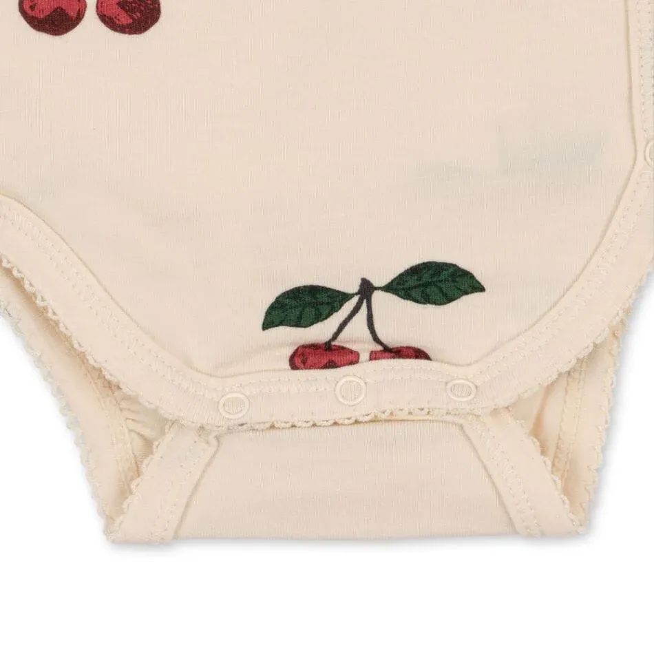 Body nouveau-né manches longues - Ma grande cerise - Konges Slojd – Image 4