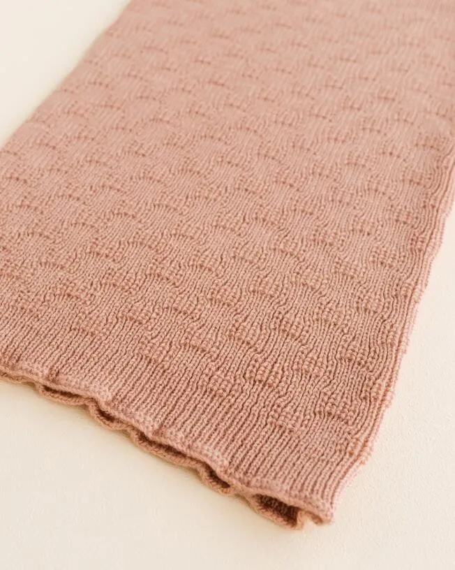 Foulard tube Gigi - Rose - Hvid – Image 3