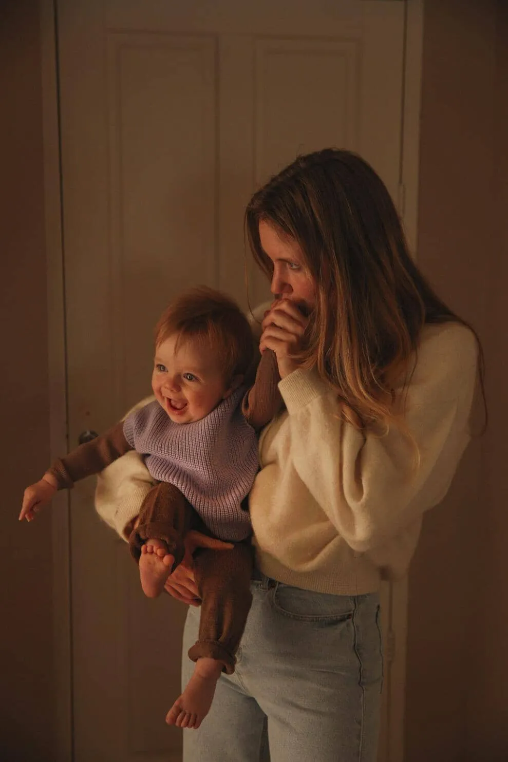 Cardigan Harvey - Lilas - Hvid – Image 5