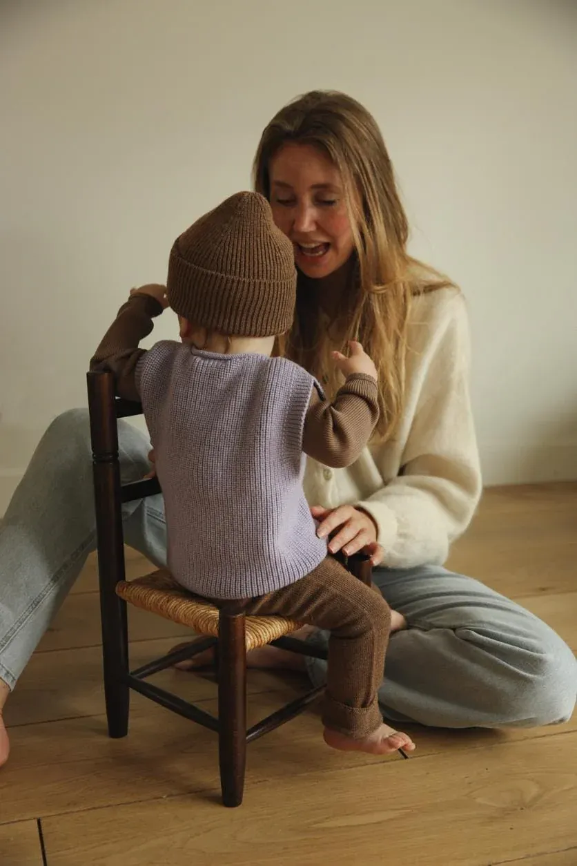 Cardigan Harvey - Lilas - Hvid – Image 6