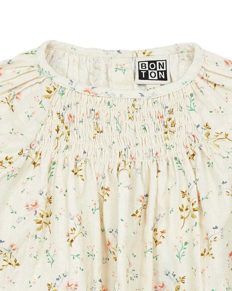 Blouse - imp marguerite crème - Bonton – Image 3