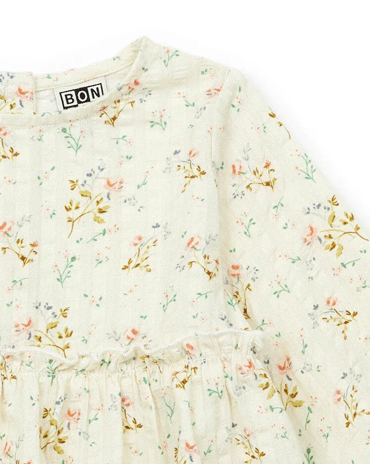 Robe - imp marguerite crème - Bonton – Image 3
