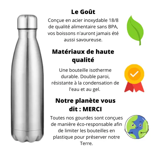 Gourde Isotherme Bois Bleu – Image 4