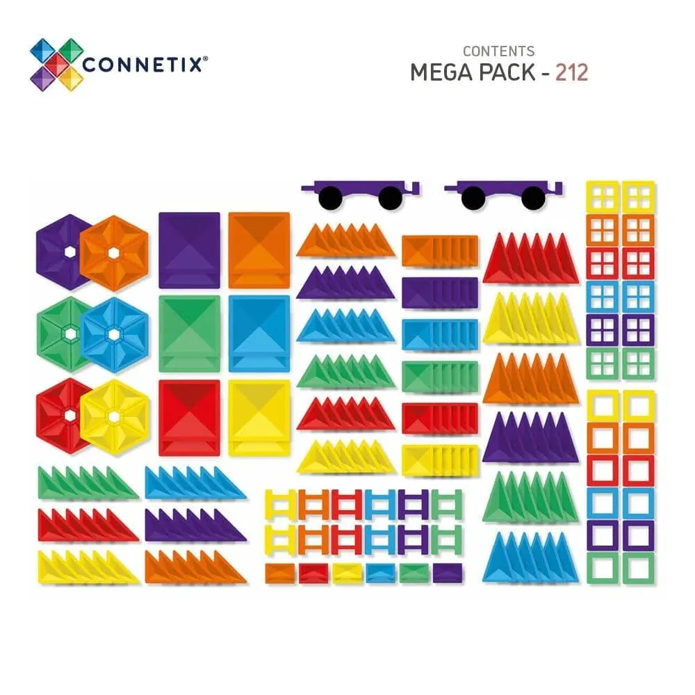 212 pièces - Arc-en-ciel - Mega Pack - CONNETIX – Image 5