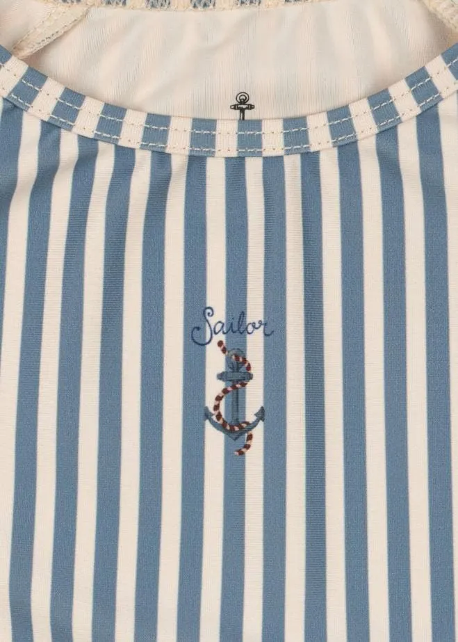 T-shirt de bain Aster - Rayures marinières - Konges Slojd – Image 2