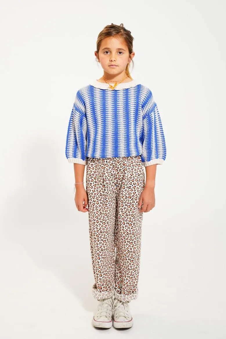 Pantalon - écru imprimé léopard - Piupiuchick – Image 3